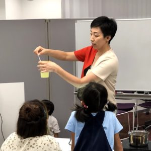 親子の食育講座in福岡「ジュース」